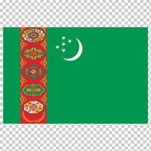 Flag of Turkmanistan